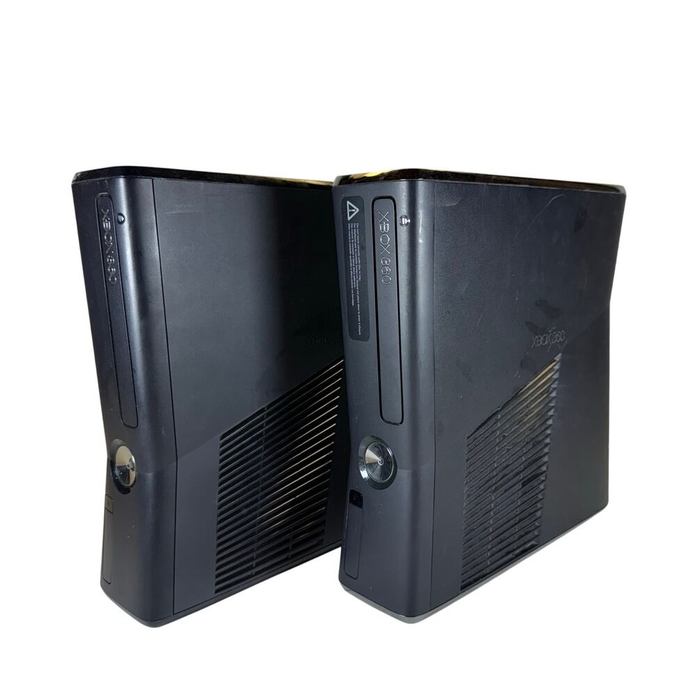 Xbox 360 Slim Console For Parts Or Repairs (Red Ring) 2 Lot